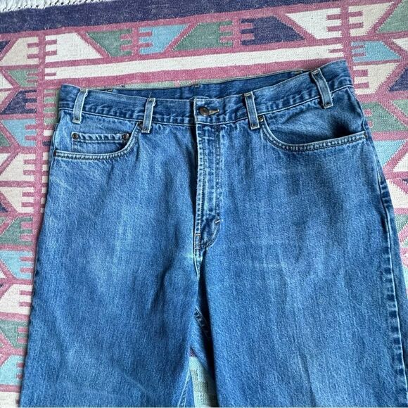 Kirkland Men’s Denim Jeans 100% Cotton Relaxed Western SZ 36 x 30 - Picture 3 of 11